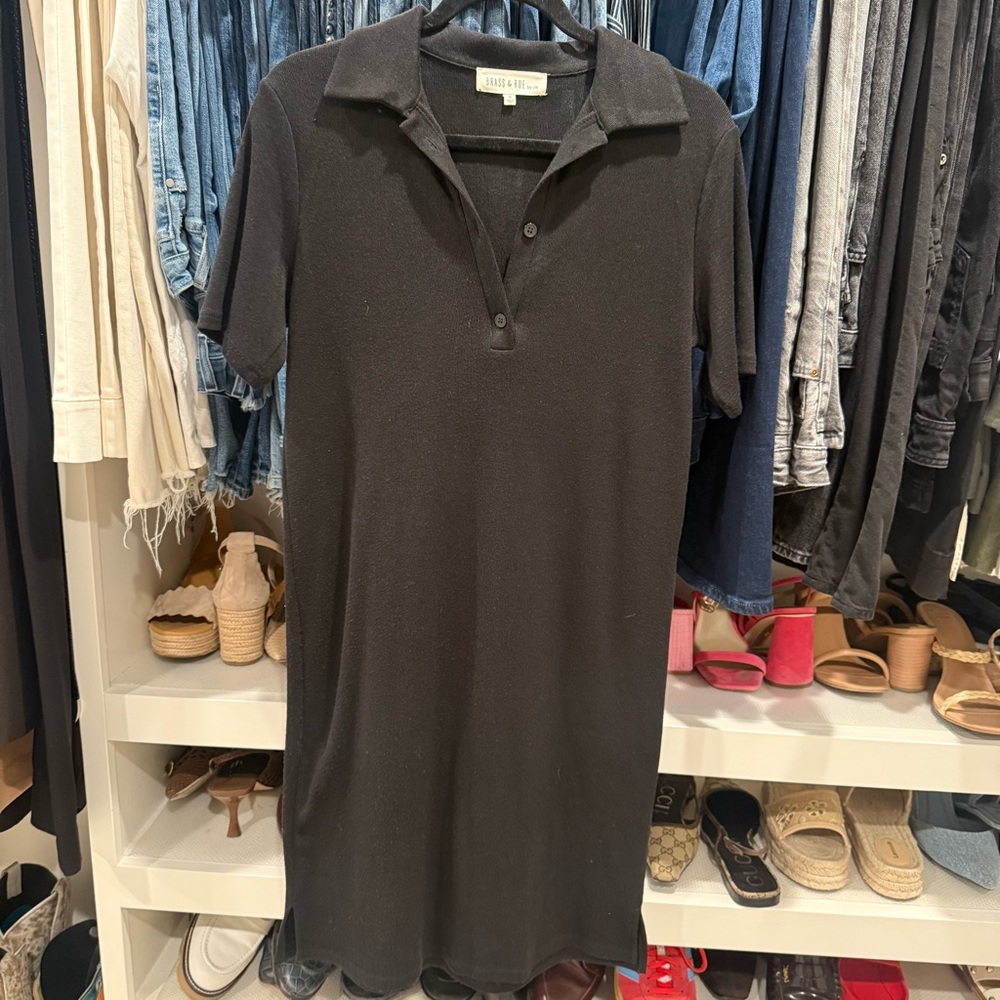 Black Polo Tshirt Dreas